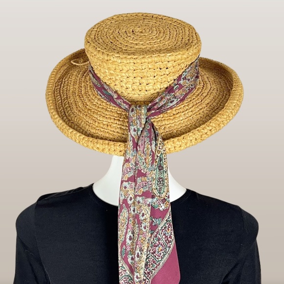 Helen Kaminski Raffia Women's Hat Australia Vintage 🎉4X Host Pick🎉 - Picture 5 of 11